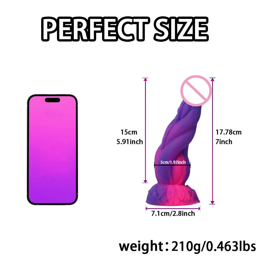 WIISEI Dragon Dildo - Soft Silicone 7-Inch Novice
Toy